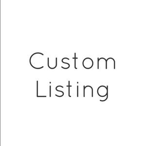 Custom listing for poshygirl